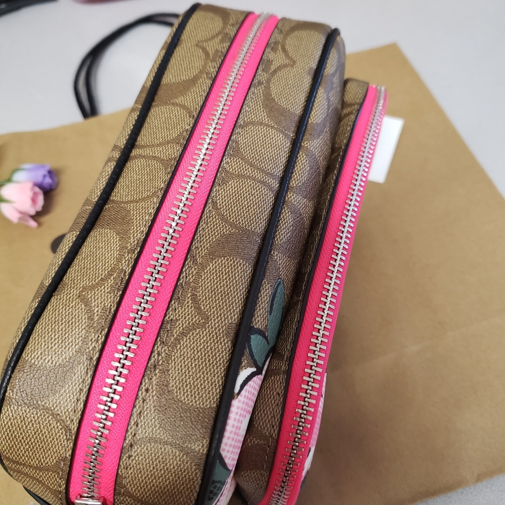 NWT Coach Court Floral Crossbody - Picture 3 of 11